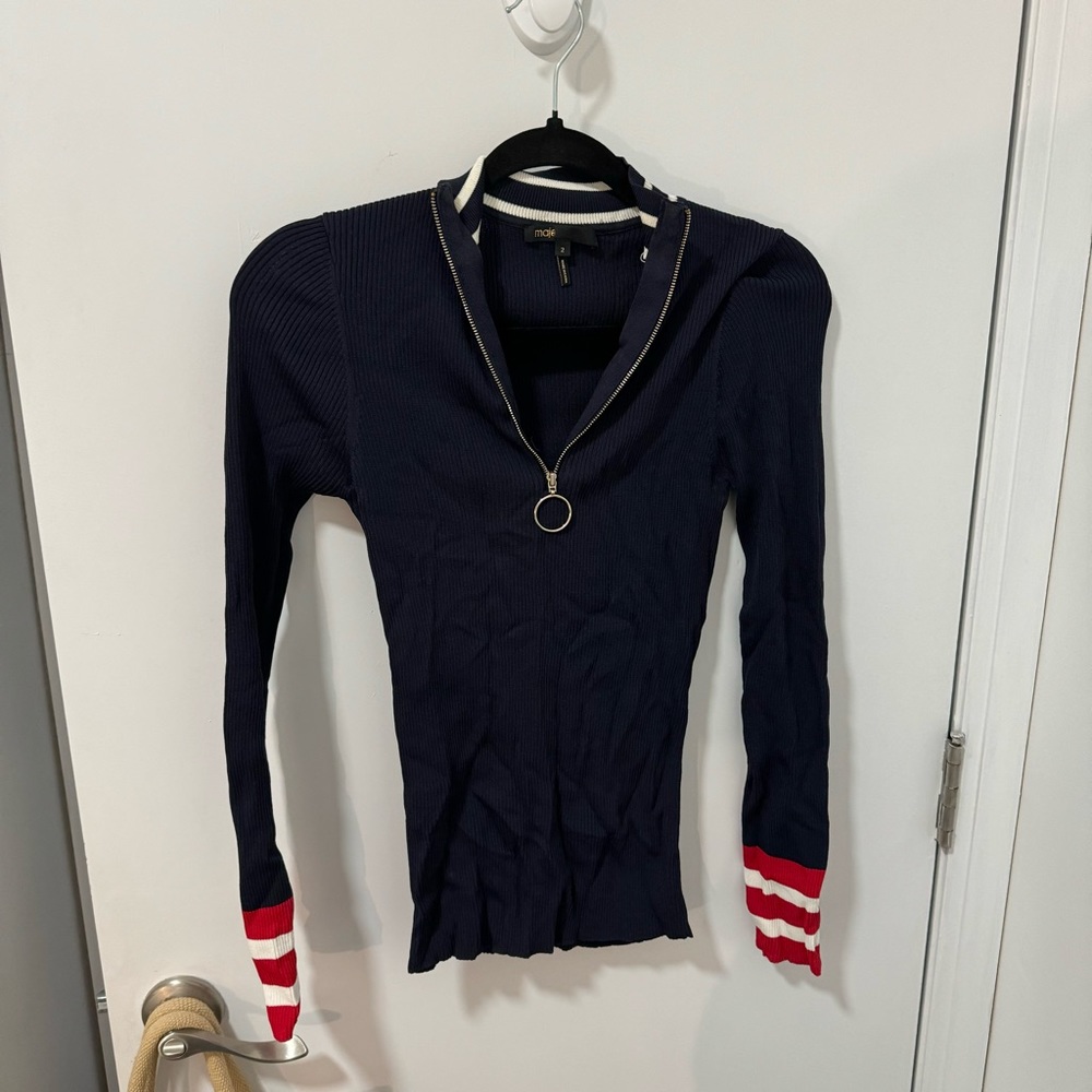 Maje Quarter Zip